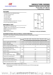 1N5391G datasheet pdf Chenyi Electronics