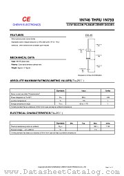 1N757 datasheet pdf Chenyi Electronics
