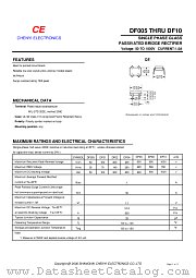 DF10 datasheet pdf Chenyi Electronics