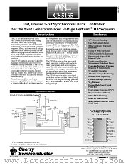 CS5165 datasheet pdf Cherry Semiconductor