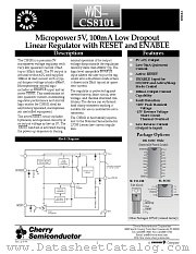 CS8101 datasheet pdf Cherry Semiconductor