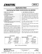 AN131 datasheet pdf Cirrus Logic