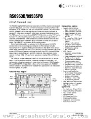RS8953B datasheet pdf Conexant