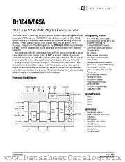 BT864A datasheet pdf Conexant