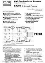FX304 datasheet pdf CML
