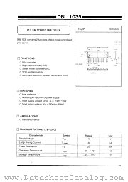 DBL1035 datasheet pdf Daewoo Semiconductor
