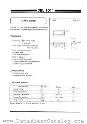 DBL1011 datasheet pdf Daewoo Semiconductor