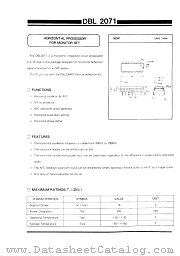 DBL2071 datasheet pdf Daewoo Semiconductor