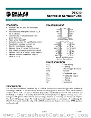 DS1210 datasheet pdf Dallas Semiconductor