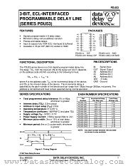 PDU53 SERIES datasheet pdf Data Delay Devices Inc