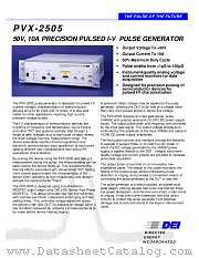PVX-2505 datasheet pdf Directed Energy