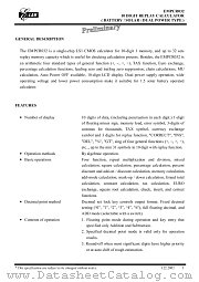 EMPCR032 datasheet pdf ELAN Microelectronics