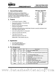 EM84100EB datasheet pdf ELAN Microelectronics