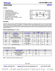 LML221 datasheet pdf Filtronic
