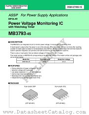 MB3793-45 datasheet pdf Fujitsu Microelectronics