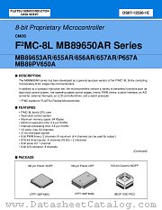 MB89P657A datasheet pdf Fujitsu Microelectronics