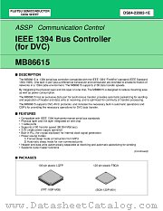 MB86615 datasheet pdf Fujitsu Microelectronics