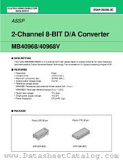 MB40968V datasheet pdf Fujitsu Microelectronics