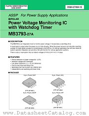 MB3793-27A datasheet pdf Fujitsu Microelectronics