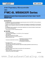 MB89625R datasheet pdf Fujitsu Microelectronics