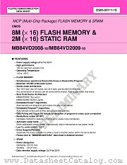 MB84VD2008-10 datasheet pdf Fujitsu Microelectronics