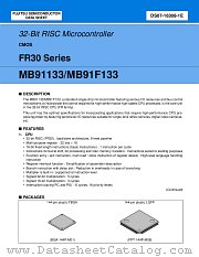 MB91F133 datasheet pdf Fujitsu Microelectronics