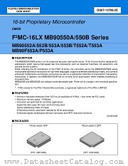 MB90T553A datasheet pdf Fujitsu Microelectronics