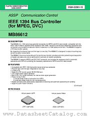 MB86612 datasheet pdf Fujitsu Microelectronics