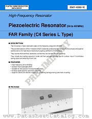 FAR FAMILY (C4 SERIES L TYPE) datasheet pdf Fujitsu Microelectronics