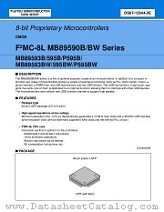 MB89595B datasheet pdf Fujitsu Microelectronics