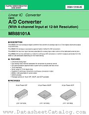MB88101A datasheet pdf Fujitsu Microelectronics