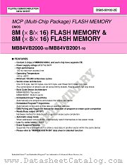 MB84VB2001-10 datasheet pdf Fujitsu Microelectronics