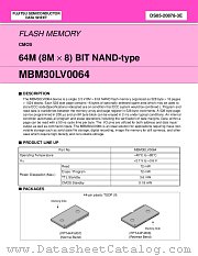 MBM30LV0064 datasheet pdf Fujitsu Microelectronics