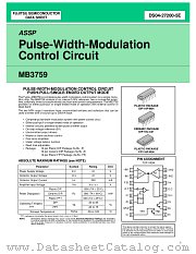 MB3759 datasheet pdf Fujitsu Microelectronics