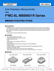 MB89PV620 datasheet pdf Fujitsu Microelectronics