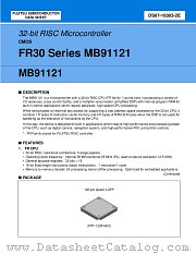 MB91121 datasheet pdf Fujitsu Microelectronics