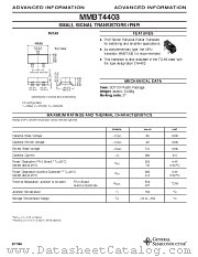 MMBT4403 datasheet pdf General Semiconductor