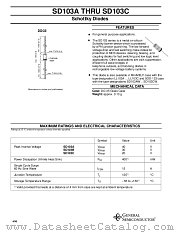 SD103B datasheet pdf General Semiconductor