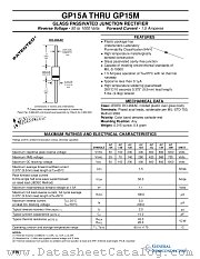 GP15D datasheet pdf General Semiconductor