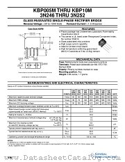 KBP01M datasheet pdf General Semiconductor