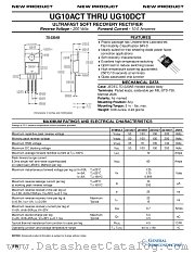 UG10BCT datasheet pdf General Semiconductor