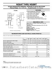 NS8AT datasheet pdf General Semiconductor
