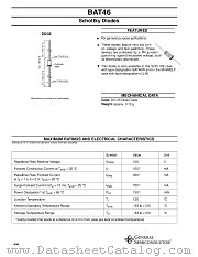 BAT46 datasheet pdf General Semiconductor