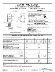 GI2402 datasheet pdf General Semiconductor