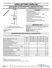 GP02-35 datasheet pdf General Semiconductor