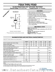 FE6B datasheet pdf General Semiconductor