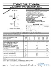 BYV28-100 datasheet pdf General Semiconductor