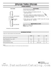 ZPU180 datasheet pdf General Semiconductor