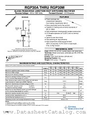 RGP30K datasheet pdf General Semiconductor