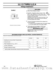 LL1.5 datasheet pdf General Semiconductor